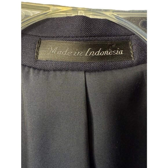 Lauren Ralph Lauren 42R Navy Wool Blazer Gold Button Sport Coat Classic Fit - Picture 11 of 15